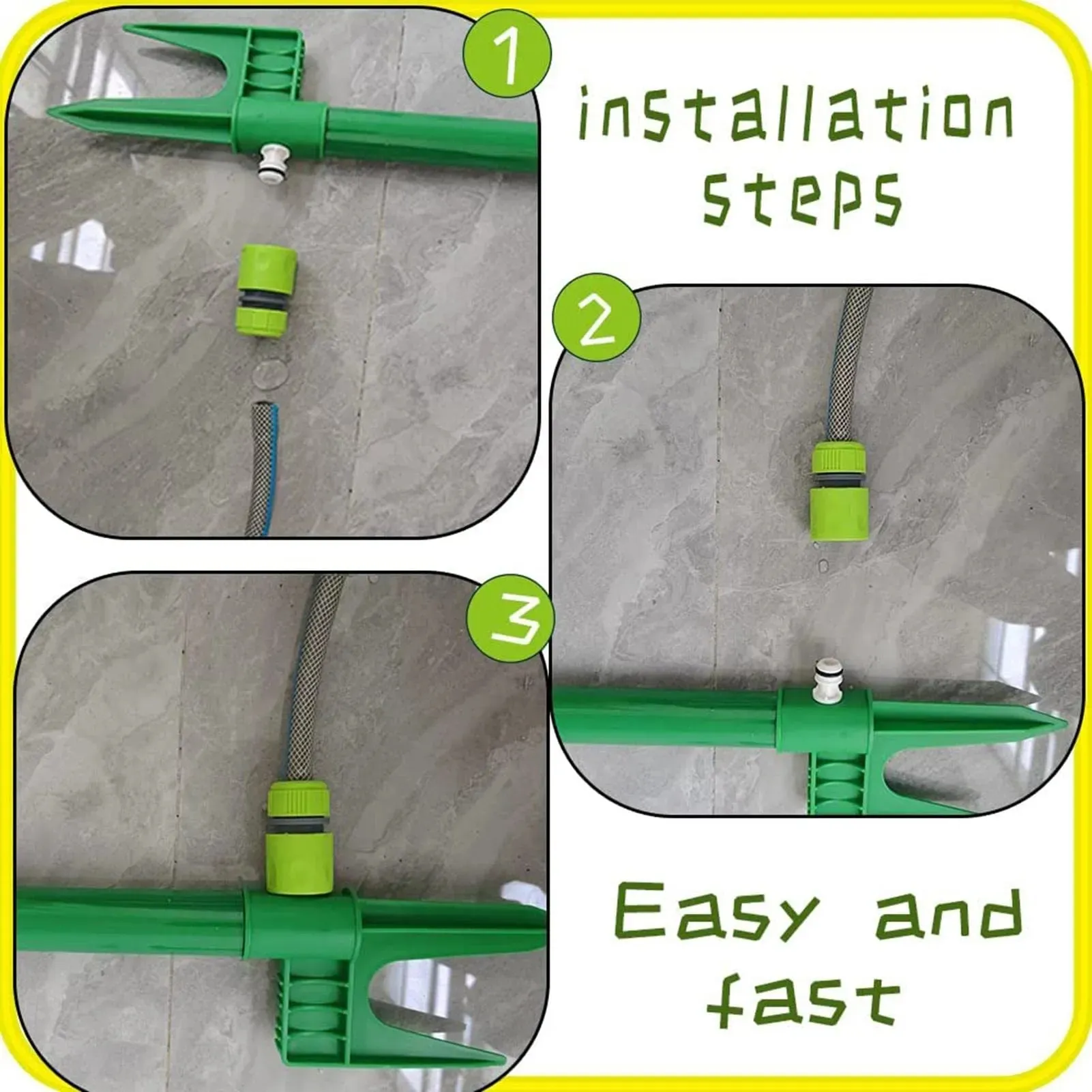 Sunflower Lawn Sprinkler for Garden Irrigation and Watering White image 6
