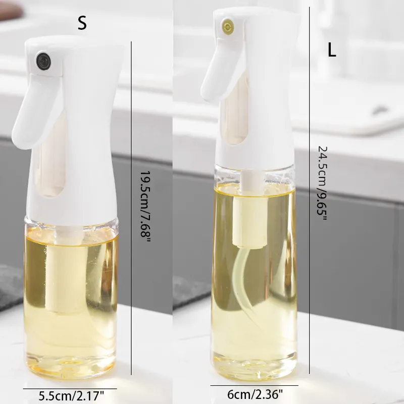 Precision Oil Sprayer for Home Kitchen Air Fryers with High-Pressure Nozzle White big image 1
