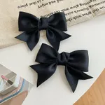 2-pack Sweet bow hairpin for Girl Black