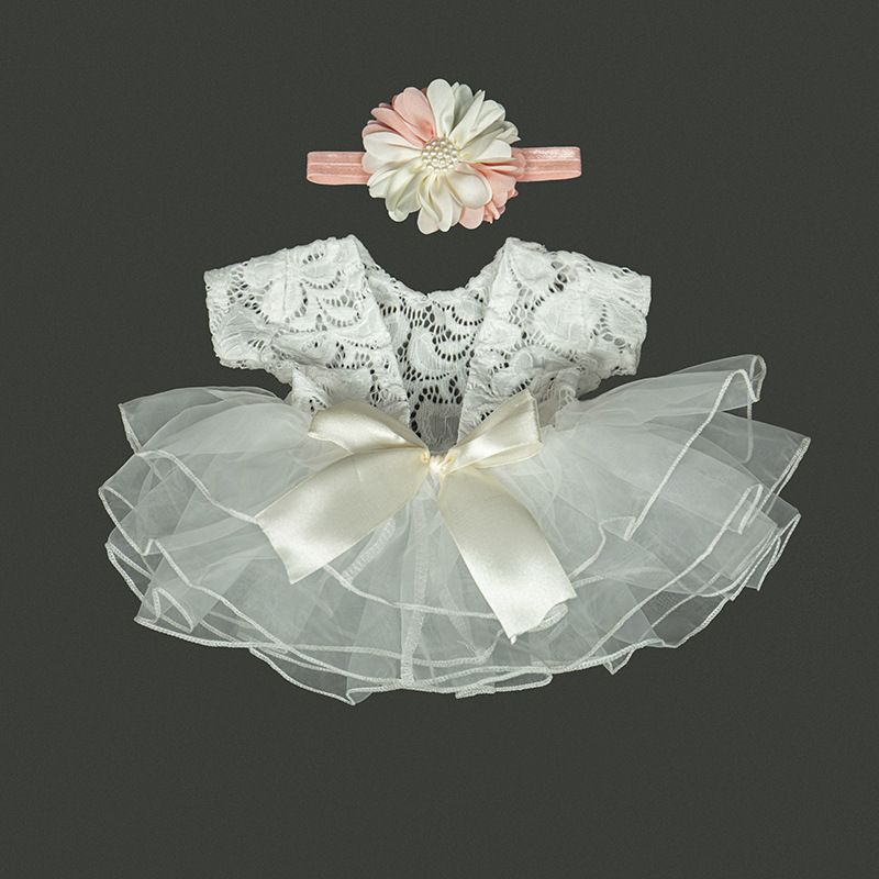 2pcs Newborn Photography Princess Costume - Skirt and Headband
