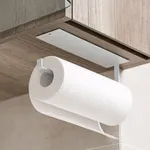 Suporte de papel higiênico sem broca com design de gancho para segurar com segurança o rolo de tecido sem cair  image 2