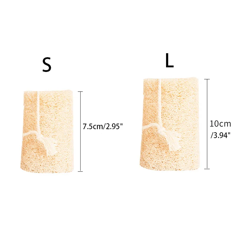 Natural Vegetable Fiber Loofah Scrubber for Kitchen Pots and Dishes  big image 1