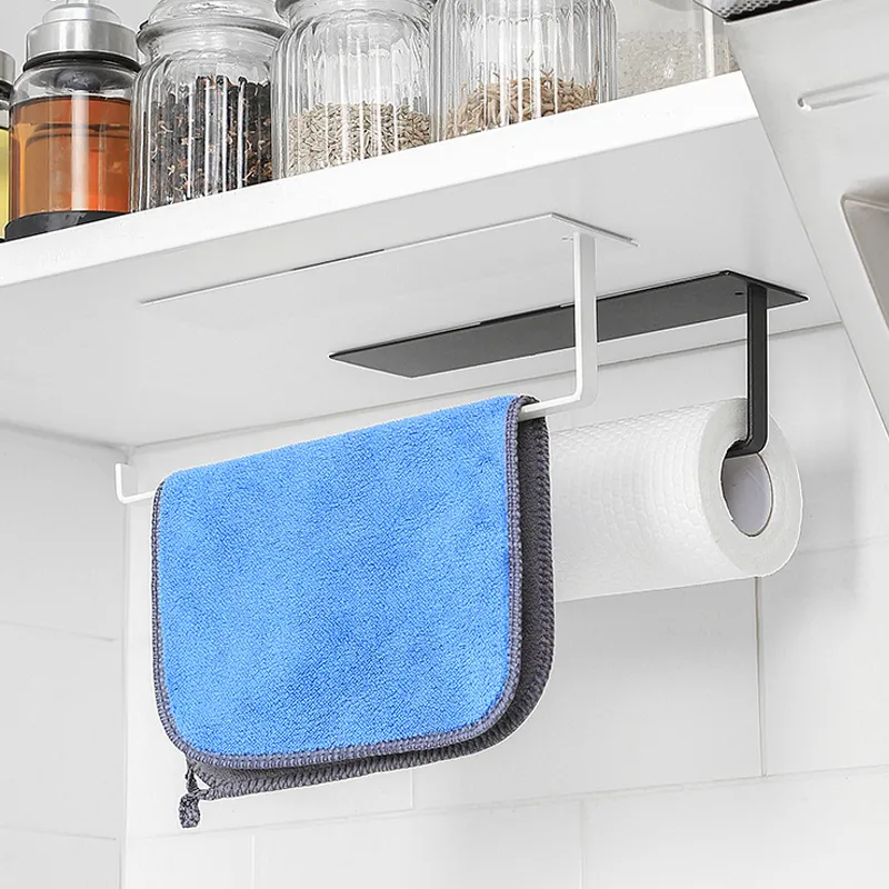 No-Drill Toilet Paper Holder with Hook Design to Securely Hold Tissue Roll Without Falling big image 4