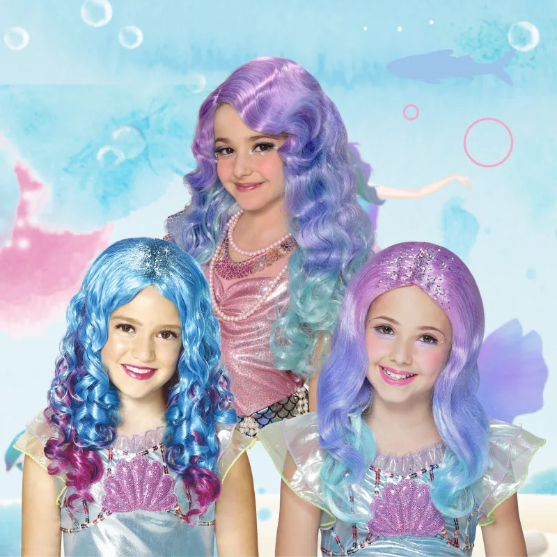Toddler/kids Wish to Have Charming Ombre Wig Decoration, Halloween or Show Decoration  image 3