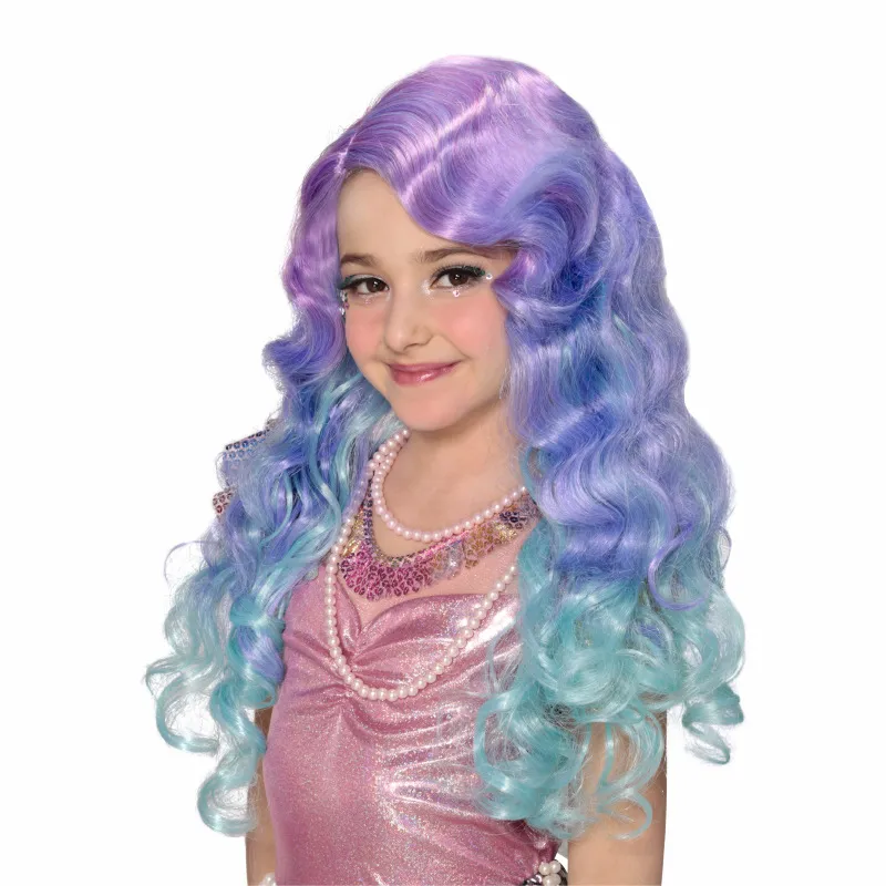 Blue wig wish sale