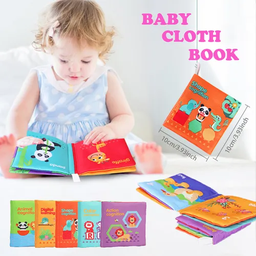 Interactive and Educational Cloth Book for Babies