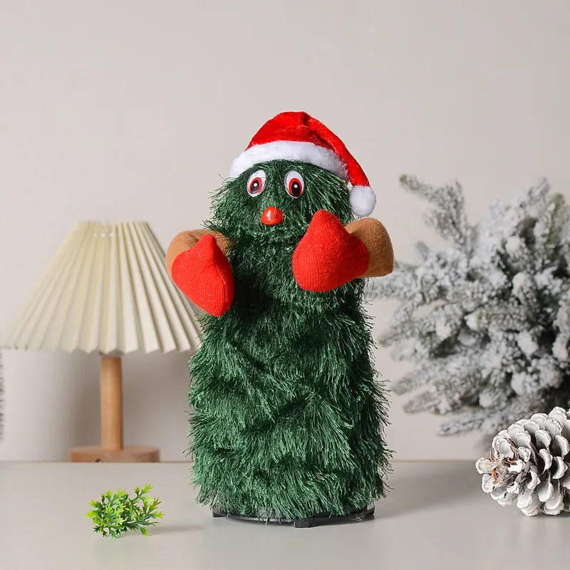 Fun Rotating Christmas Tree Doll Electric Toy Yellow