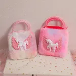 Cartoon unicorn shoulder bag, cute decorative bag that girls like  image 4