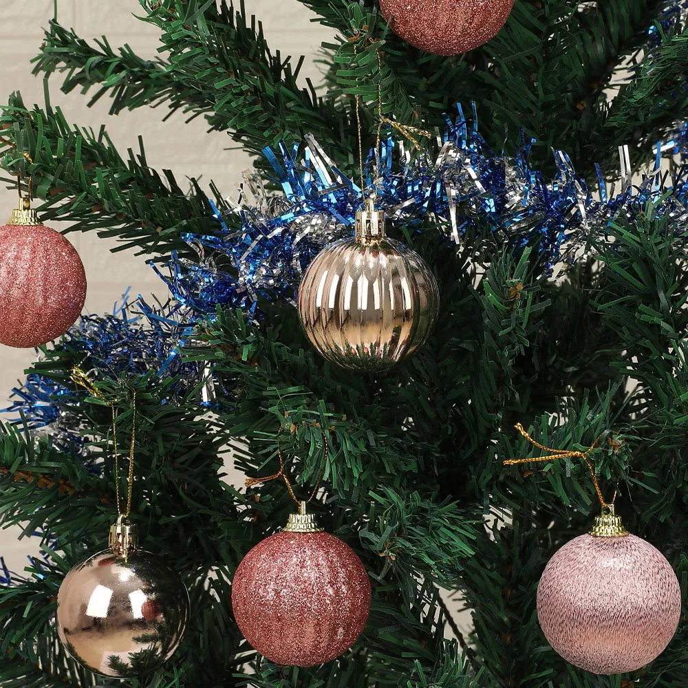 مجموعة من 20 كرة زينة عيد الميلاد متعدد الألوان big image 1