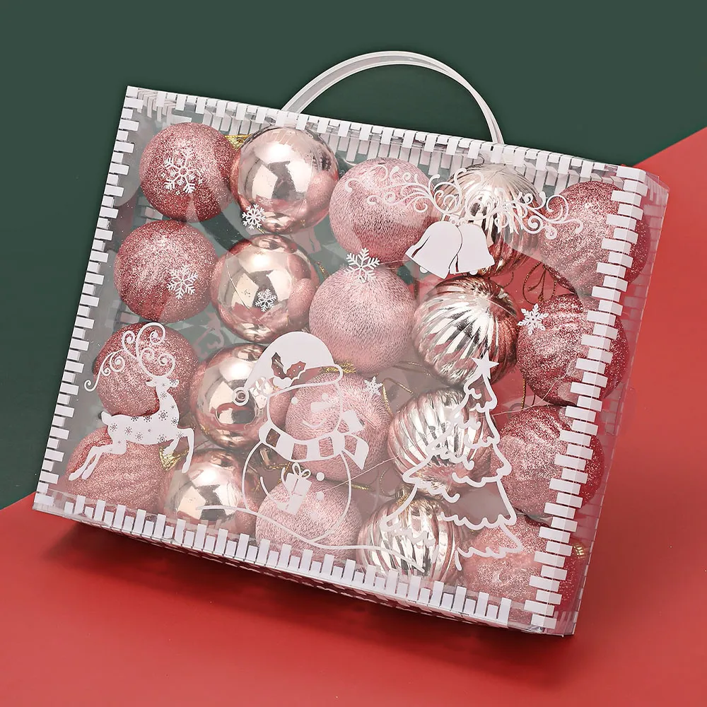 Set de 20 bolas de decoración navideña multicolor big image 1