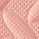 泡沫葉子圖案地墊 - 防滑防水，臥室和家庭的多種顏色 粉色