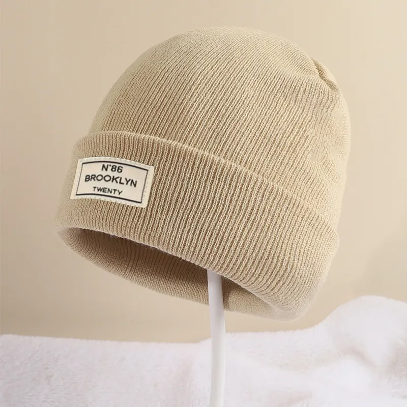 Toddler/kids Casual simple knitted hat LightKhaki