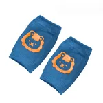 Baby Knee Pads Socks for Crawling and Learning to Walk Dark Blue