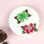 2-pack Toddler/kids Favorite Christmas hairpins Red