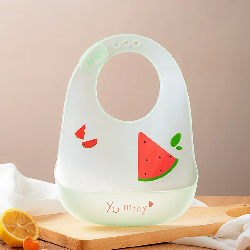 Waterproof Silicone Baby Bib - Preventing Stains and Spills during Mealtime Color-E image 2