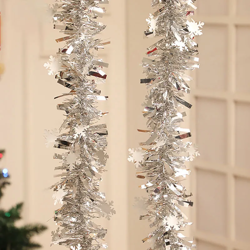 5-Pack Christmas Decorative Ribbon with Snowflakes - Holiday Party Decor in Random Colors Colorful image 3