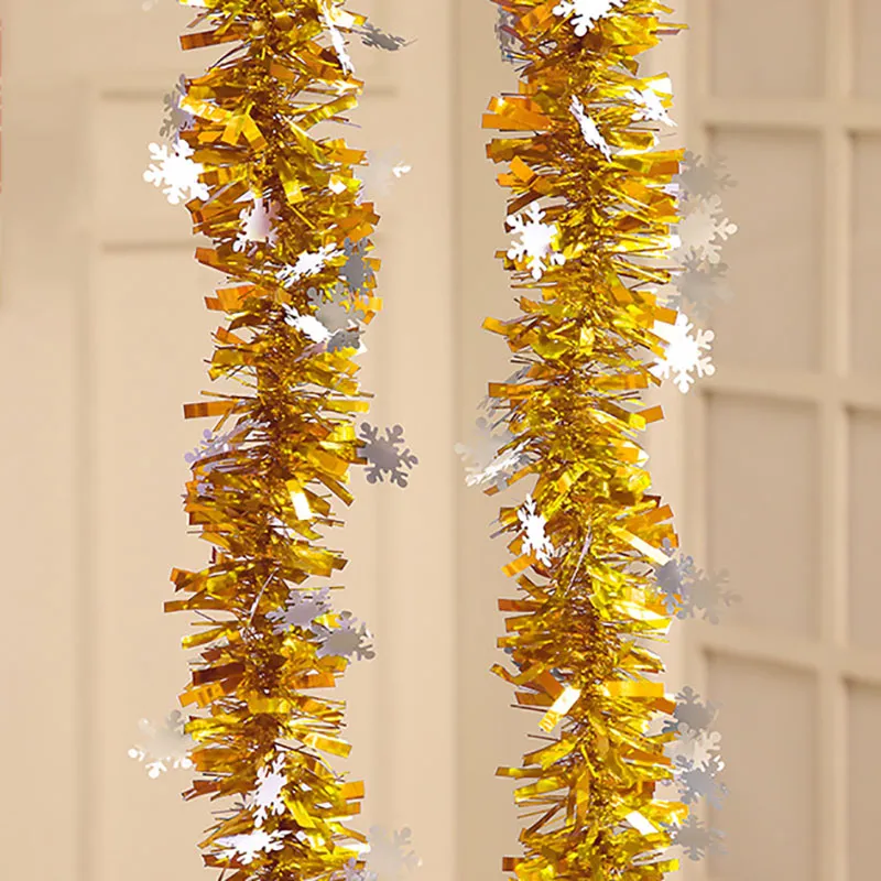 5-Pack Christmas Decorative Ribbon with Snowflakes - Holiday Party Decor in Random Colors Colorful image 4