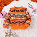 Kleinkinder Mädchen Boho-Stil Sweatshirts braun