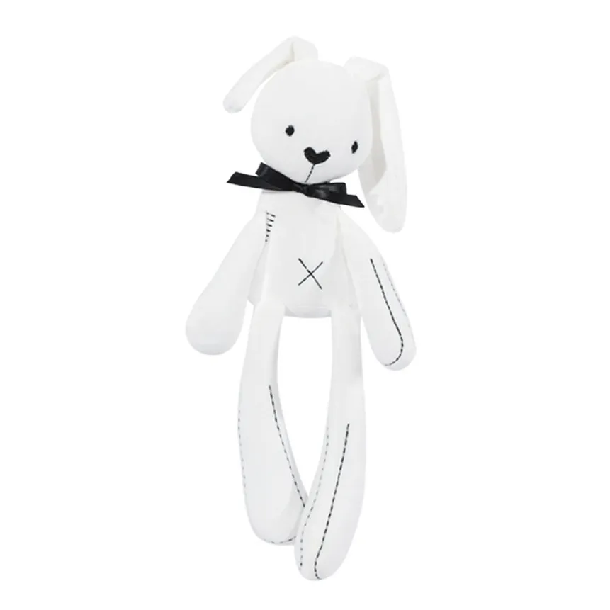 Comforting Stuffed Animal Toy for Baby Dark Blue/white
