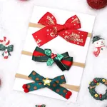  3-pack Baby/toddler Christmas exquisite headband Red