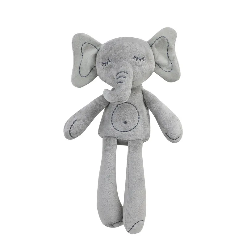 Comforting Stuffed Animal Toy for Baby Dark Grey