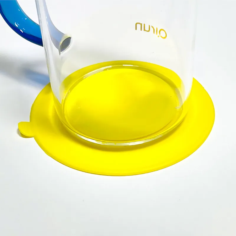 Double-Sided Suction Cup Bowl Base/Placemat  Yellow