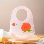 Wasserdichtes Silikon-Babylätzchen - verhindert Flecken und Verschüttungen während der Mahlzeiten Farbe-A