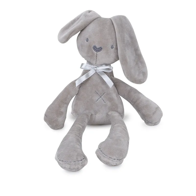Comforting Stuffed Animal Toy for Baby Grey