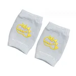 Baby Knee Pads Socks for Crawling and Learning to Walk Light Grey