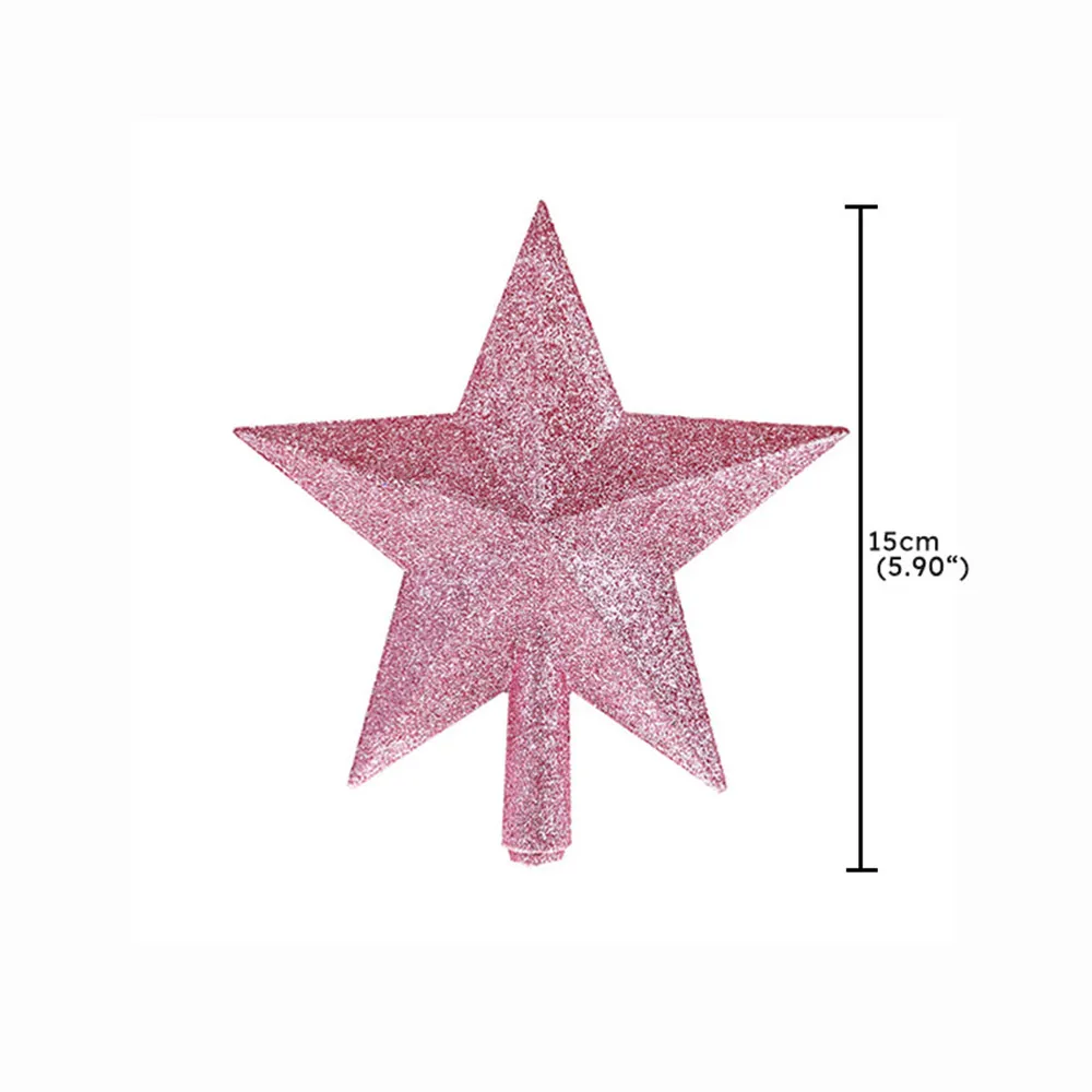 الفردية الوردي شجرة عيد الميلاد توبر خمسة النجوم حزب الديكور  زهري big image 1