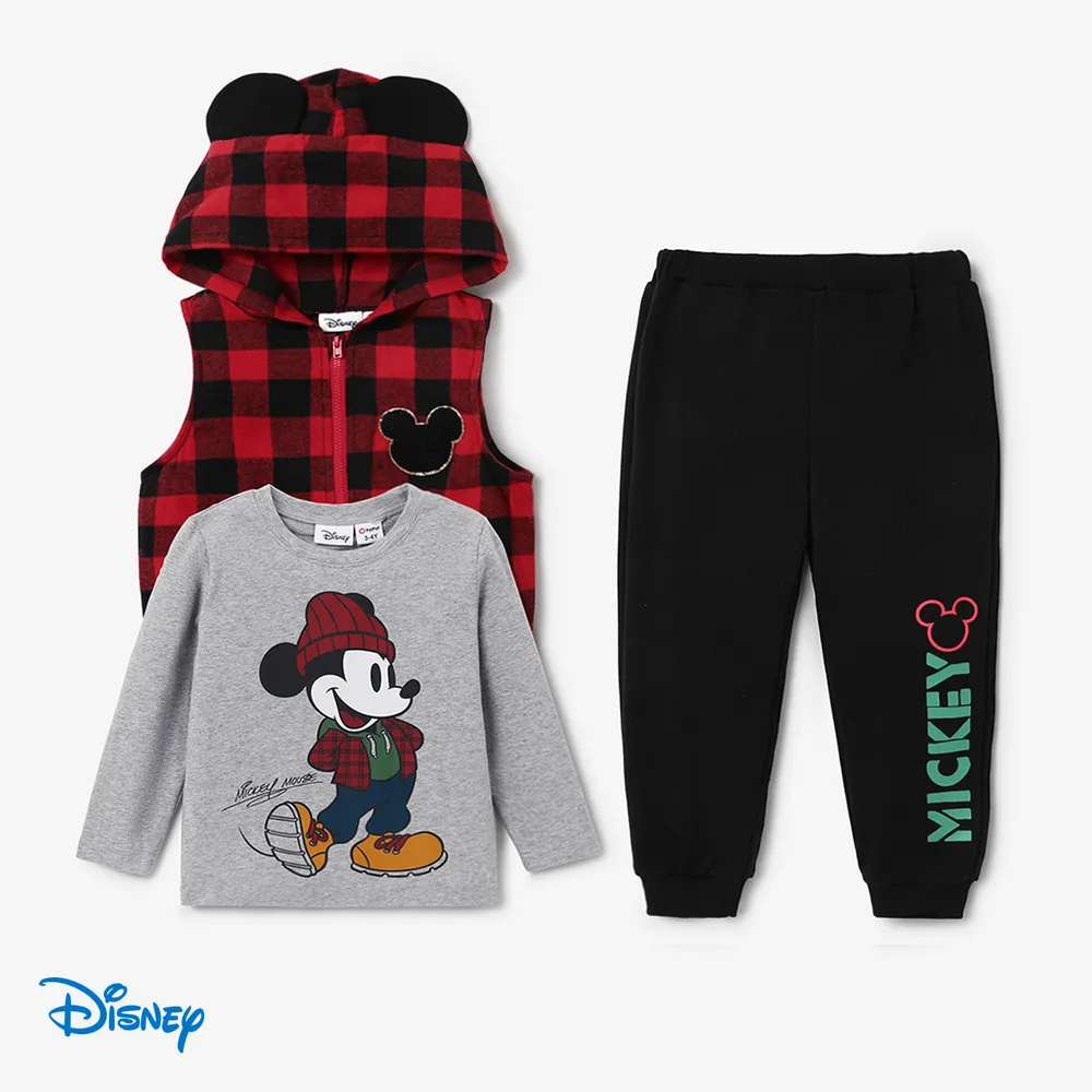 Disney Mickey and Friends Toddler Boy Cotton Character Pattern 1 Pop-up Ears Jacket or 1 Long-sleeve Top or Pants big image 8