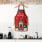 Christmas Home Kitchen Apron Red