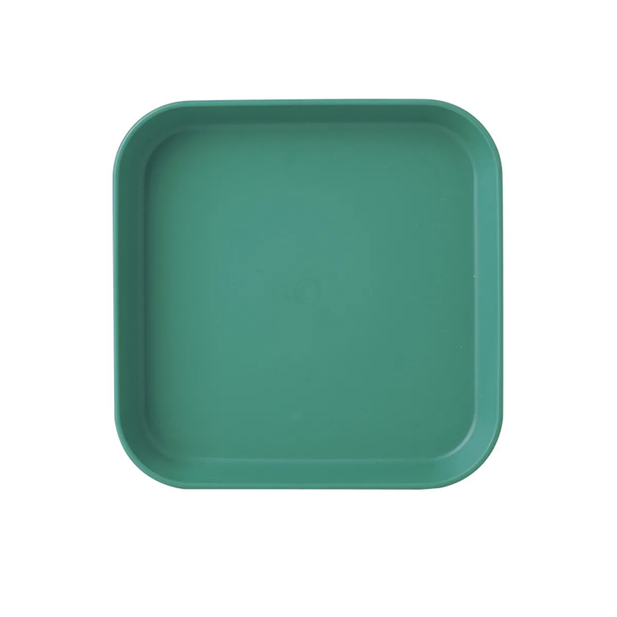 Set of 5 Plastic Plates for Snacks with Table Trash Tray  image 4