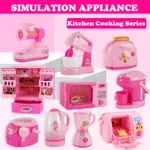 مجموعة مطبخ صغير للبنات: أجهزة صغيرة للأطفال للعب الأدوار المنزلية  image 5