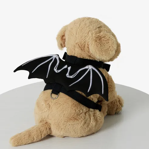 Go-Glow Illuminating Pet Collar for Small Medium Pets with Light Up Wings Including Controller (Built-In Battery) Black big image 5