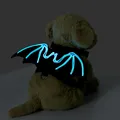  Go-Glow Illuminating Pet Collar for Small Medium Pets with Light Up Wings Including Controller (Built-In Battery) Black image 3