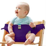 Portable Baby Dining Safety Harness for Carrying, High Chair and Waist Stool Protection Purple