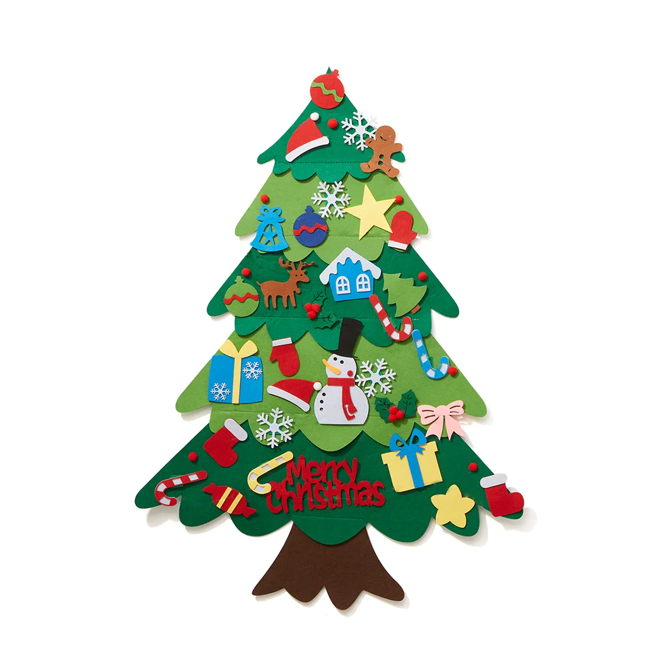 Ornements d’arbres de Noël en feutre DIY Couleur-B big image 1