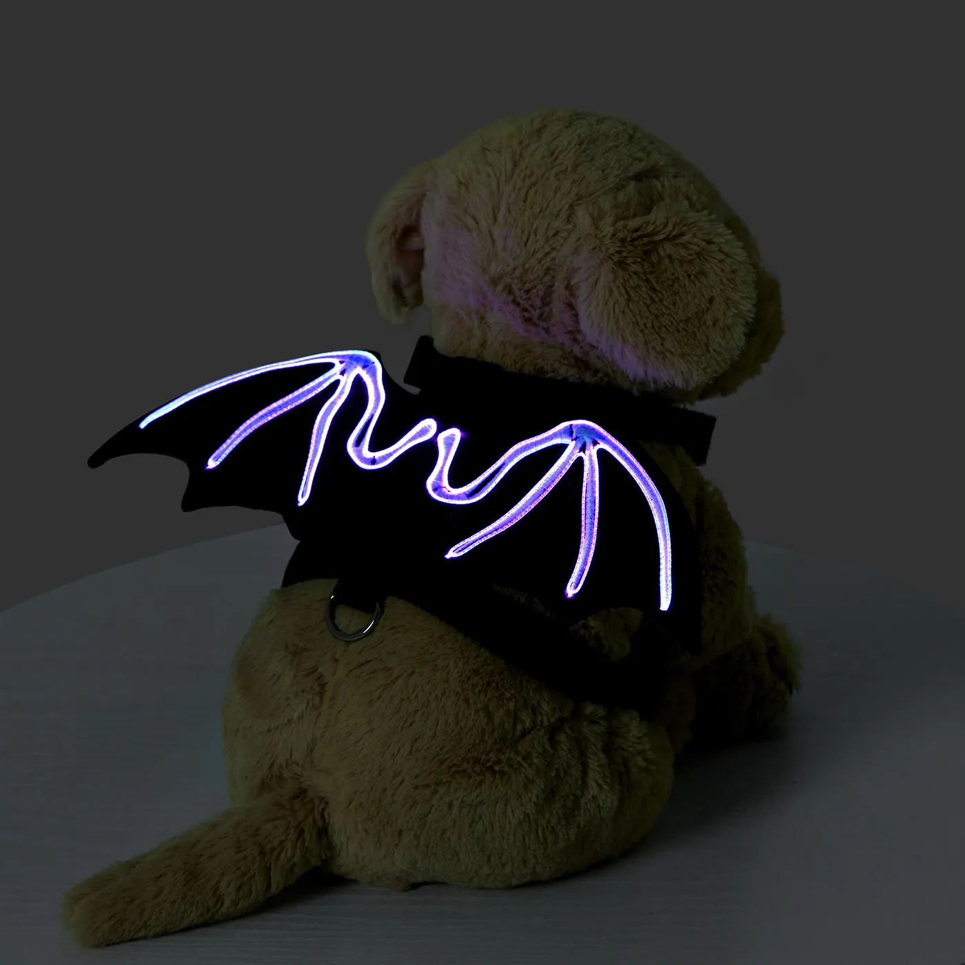  Go-Glow Illuminating Pet Collar for Small Medium Pets with Light Up Wings Including Controller (Built-In Battery)  big image 1
