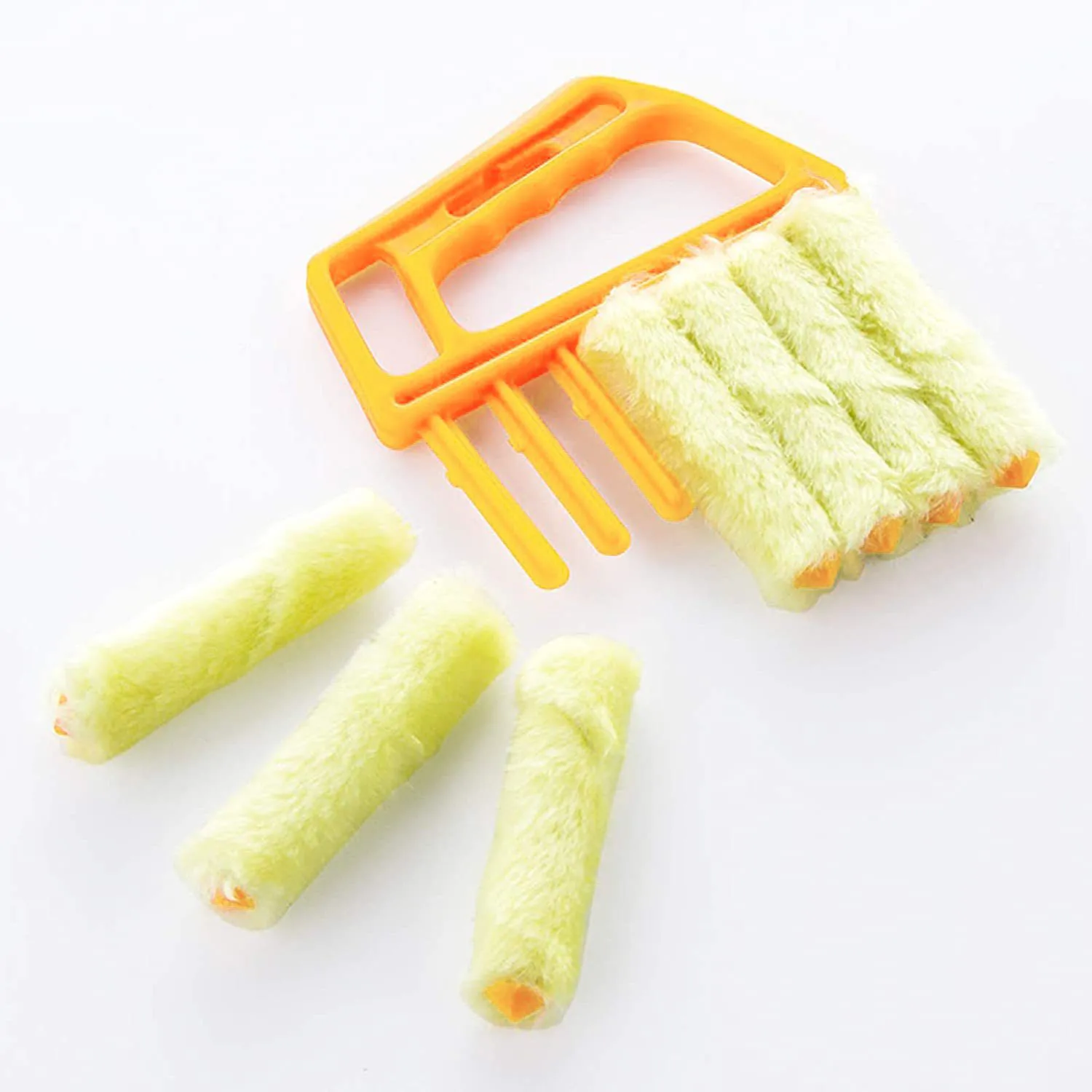 Single Unit Venetian Blind Cleaning Tool for Home Use Orange image 2