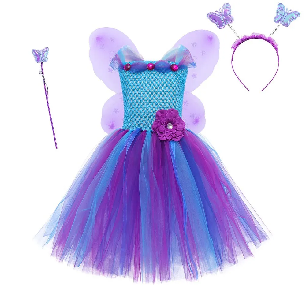 5PCS Kid Girl Butterfly Fairy Costume Set  image 5