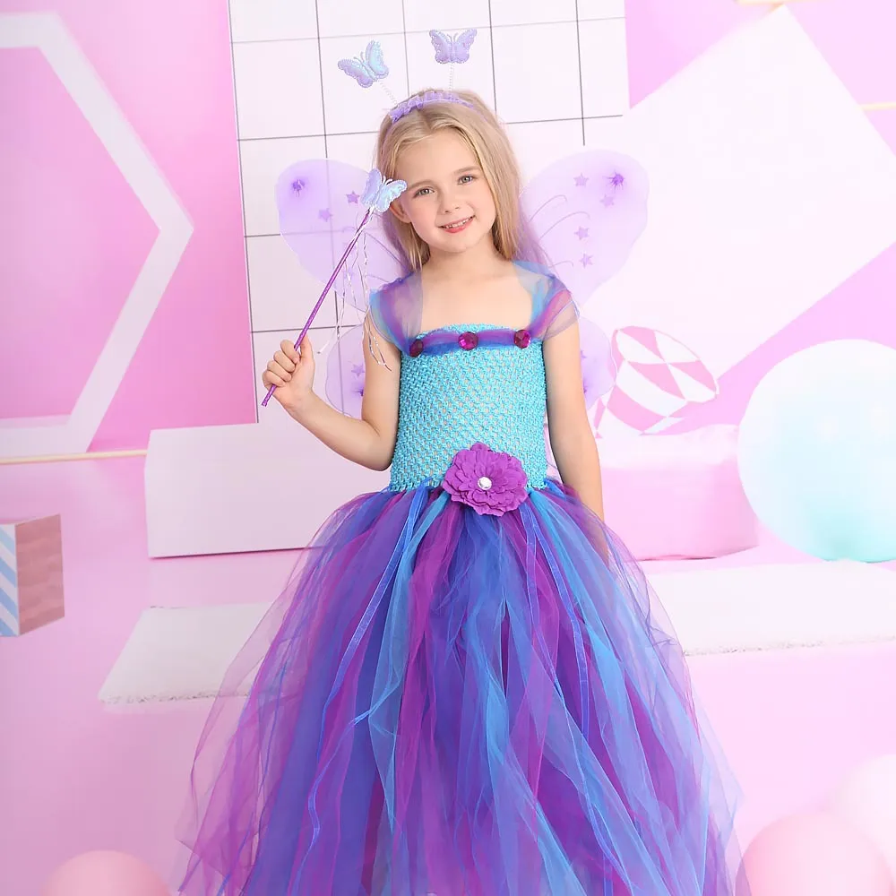 5PCS Kid Girl Butterfly Fairy Costume Set