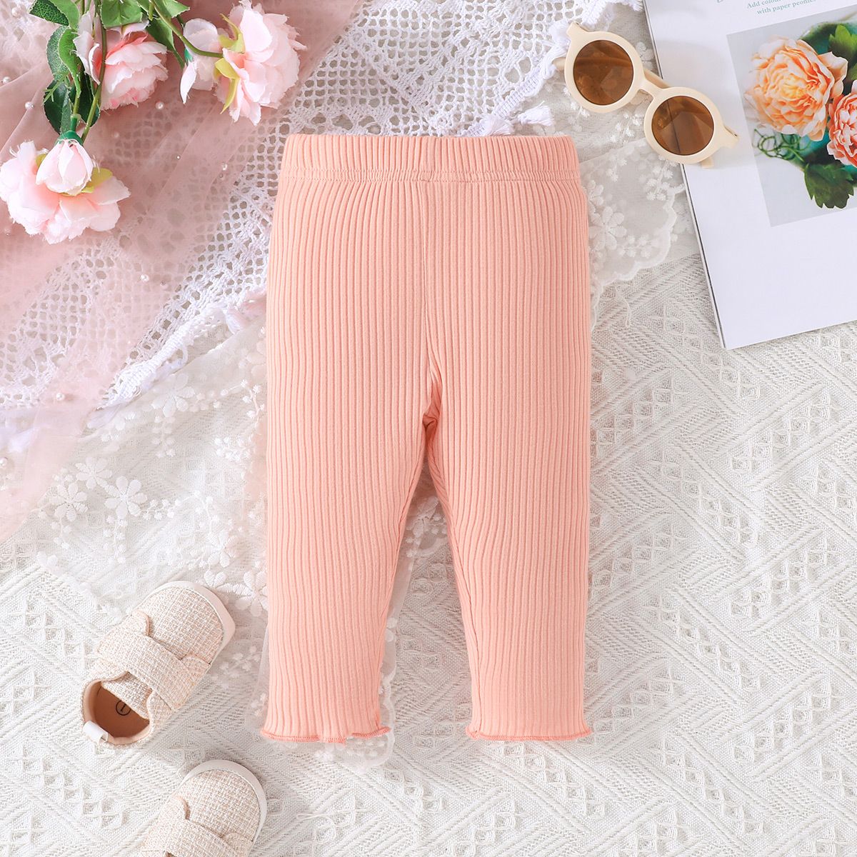 Floral leggings hot sale baby girl