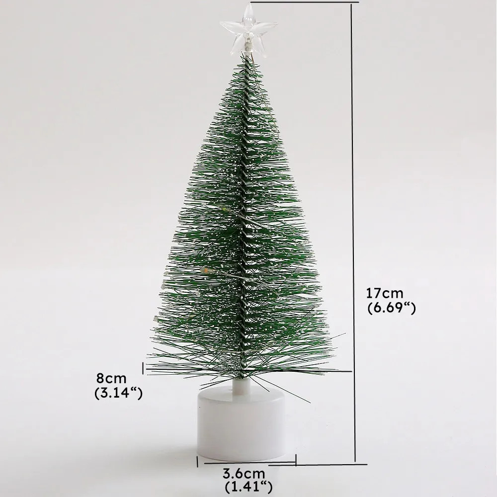 Single LED Colorful Light Christmas Tree Party Decoration Green image 2