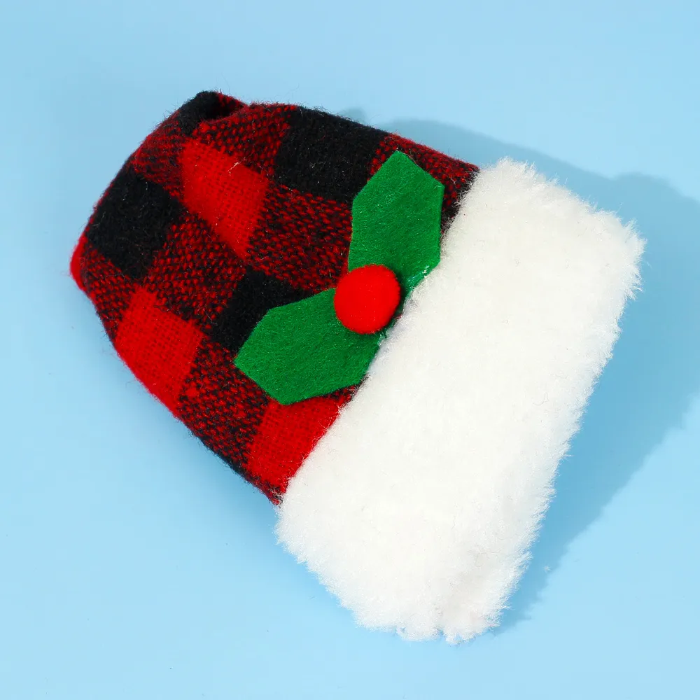 Christmas Scarf and Hat Decoration Set for Red Wine Bottle    image 4