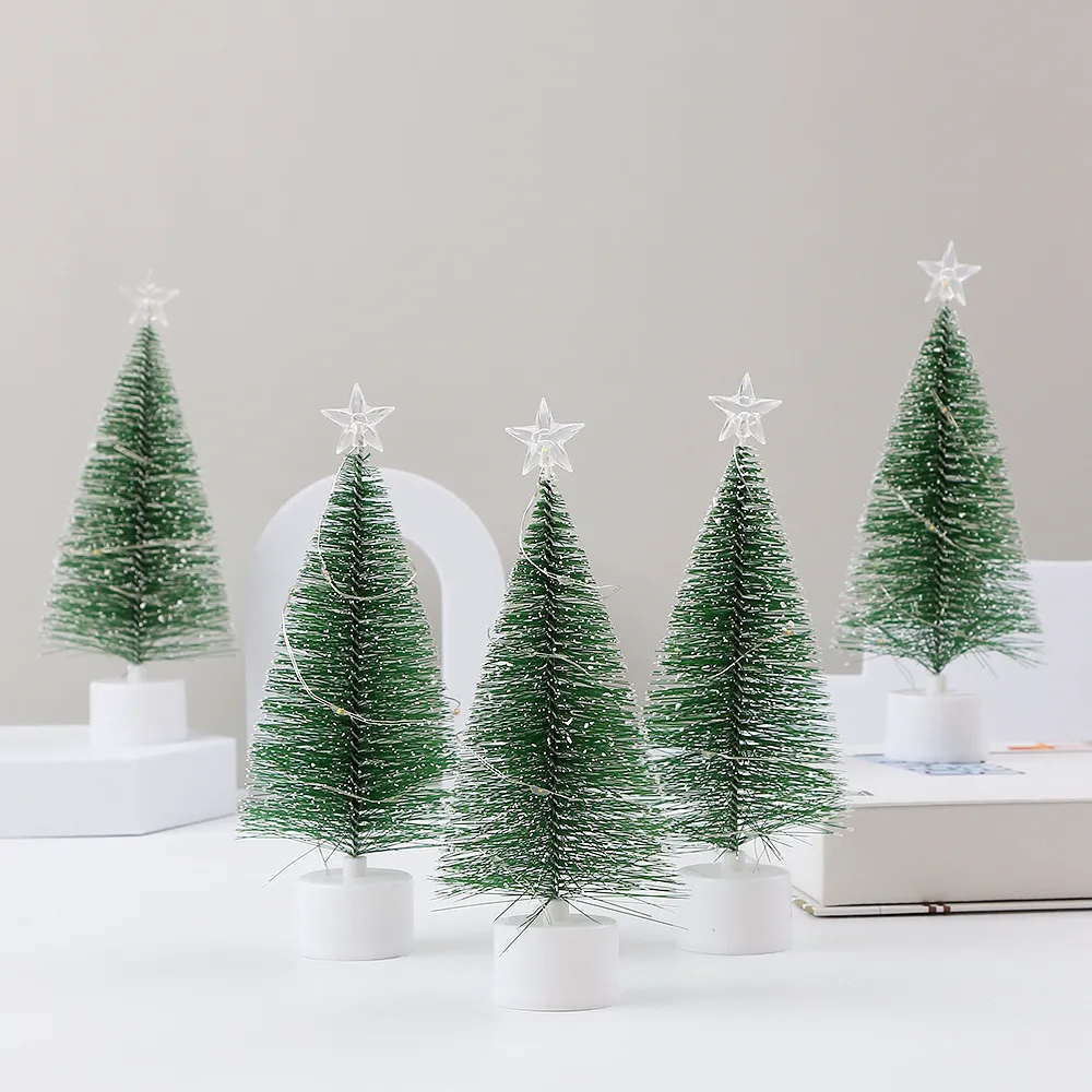 Single LED Colorful Light Christmas Tree Party Decoration Green image 3