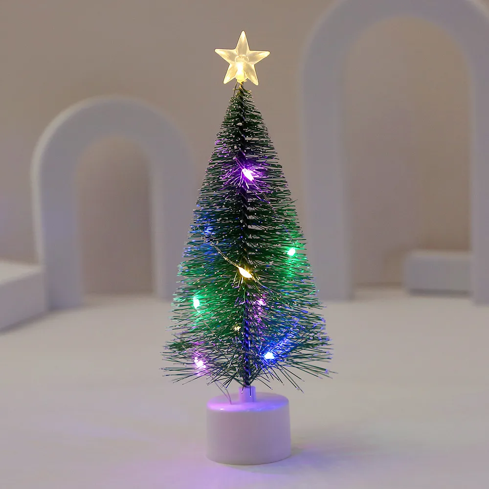 Single LED Colorful Light Christmas Tree Party Decoration Green big image 1