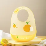 Wasserdichtes Silikon-Babylätzchen - verhindert Flecken und Verschüttungen während der Mahlzeiten Farbe-B