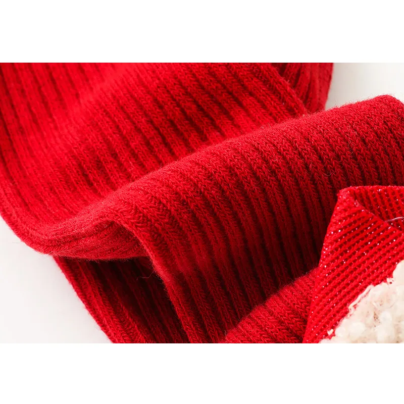 Bebê / criança precisa de leggings de Natal dos desenhos animados vermelhos  image 3
