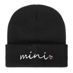 Cute casual embroidered knitted hat for parents and children  image 4